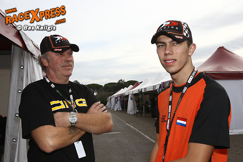 Roy Bakker snel, maar pechvol in de Rotax Grand Finals